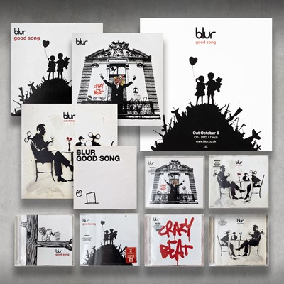 Lot 93 - Banksy (British 1974-), 'Crazy Beat, Good Song & Out Of Time', 2003 (Eleven)