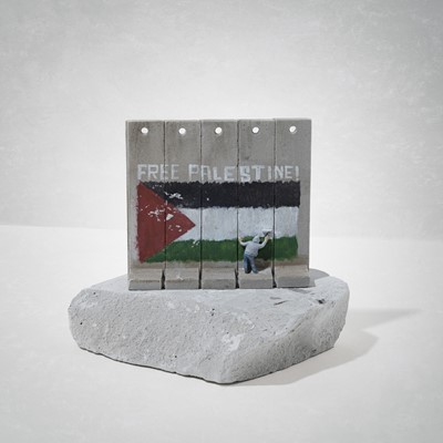 Lot 95 - Banksy (British 1974-), 'Walled Off Hotel - Free Palestine'