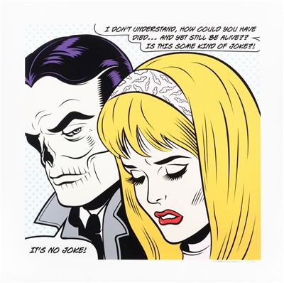 Lot 152 - D*Face (British b.1978), 'No Joke', 2013