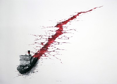 Lot 330 - Pejac (Spanish 1977-), 'Wound', 2016