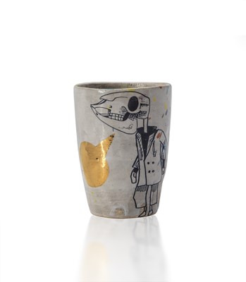 Lot 51 - En Iwamura (Japanese 1988-), 'Doodle Cup', 2018