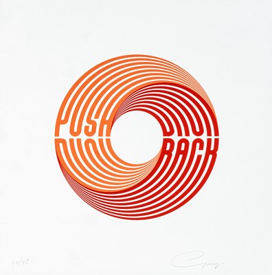 Lot 37 - Gary Stranger (British), 'Pushback (Fluro)', 2020