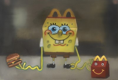 Lot 261 - Tim Gatenby (British 1987-), 'Stretch Spongebob', 2020