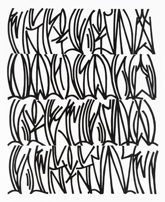 Lot 108 - Cripta Djan (Brazilian  1984-), Espírito, Vândalo, Liberta, Resiste', 2018