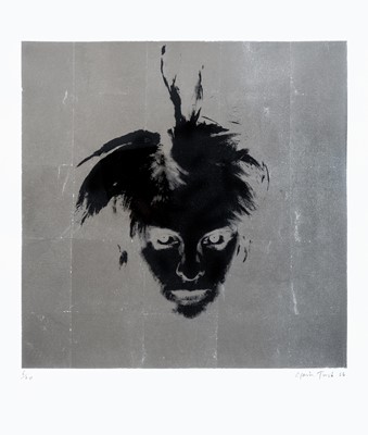 Lot 202 - Gavin Turk (British 1967-), Me as Him" ( silver leaf ) 2006