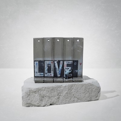 Lot 97 - Banksy (British 1974-), 'Walled Off Hotel - Love'