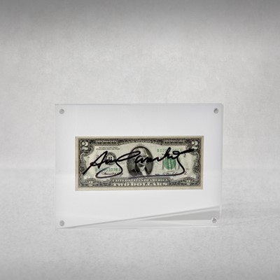 Lot 6 - Andy Warhol (American 1928-1987), 2 DOLLARS (Thomas Jefferson), 1976