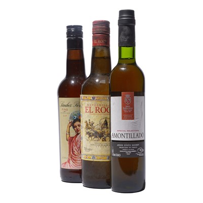 Lot 11 - 12 bottles Mixed Sherry