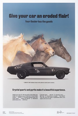Lot 35 - Daniel Arsham (American 1980-), 'Fictional Advertisements', 2021