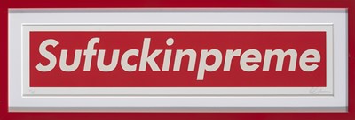 Lot 188 - RYCA (1981-) 'Sufuckingpreme', 2016