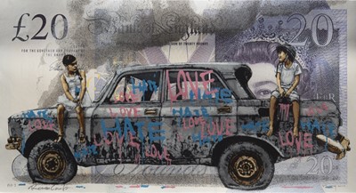 Lot 183 - Penny, Roamcouch (Collaboration), 'Love And Hate (Sterling)', 2016