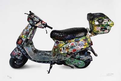 Lot 277 - Invader (French 1969-), 'Scooter', 2015