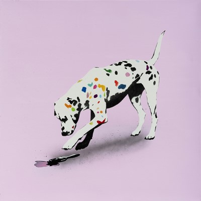 Lot 170 - Kunstrasen (German), 'Most Is What You Make Of It (Pink)', 2016