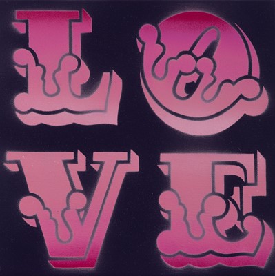 Lot 137 - Ben Eine (British 1970-), 'Love', 2019