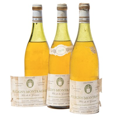 Lot 106 - 12 bottles 1978 Puligny-Montrachet Clos de la Garenne