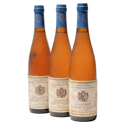 Lot 167 - 7 bottles 1973 Schloss Vollrads Riesling Kabinet