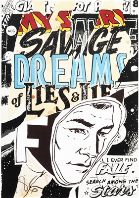 Lot 176 - Faile (Collaboration), 'Savage Dreams (F-Head)', 2007