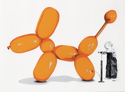 Lot 176 - Mr Brainwash (French 1966-), 'Poppy (Orange)', 2013