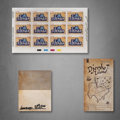 Lot 151 - Invader (French 1969-), 'Djerba Island', 2020