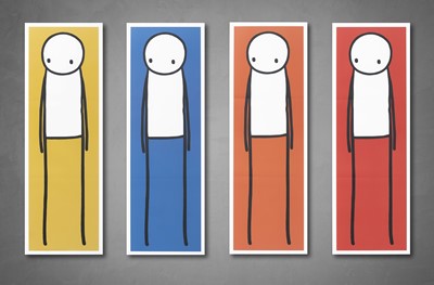 Lot 208 - Stik (British), 'Standing Figure (UK Big Issue)', 2013