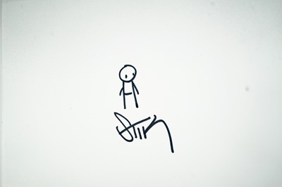 Lot 207 - Stik (British 1979-), 'Stik Book Doodle', 2016