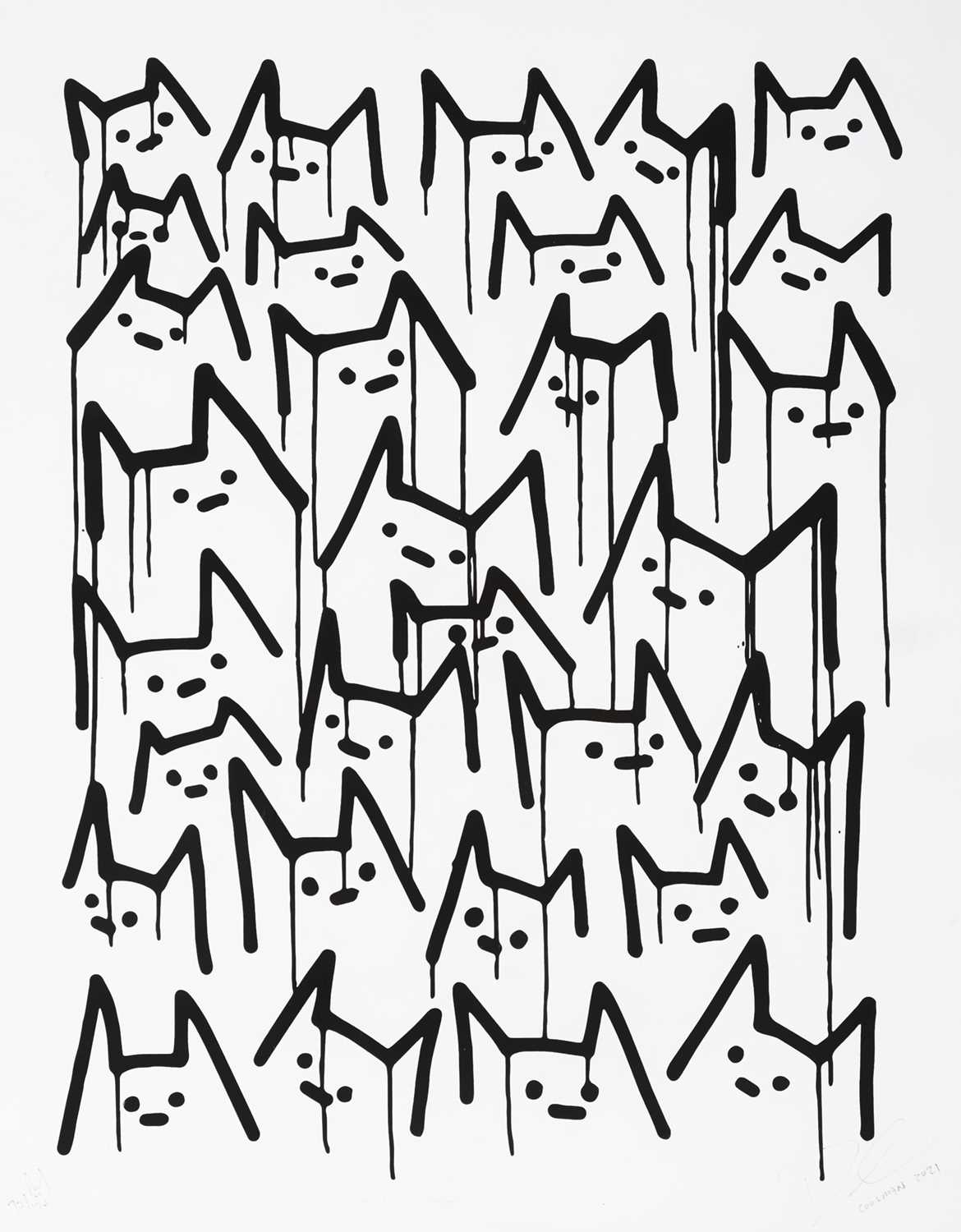 Lot 25 - Coolman Coffeedan (American), 'Alley Cats', 2021