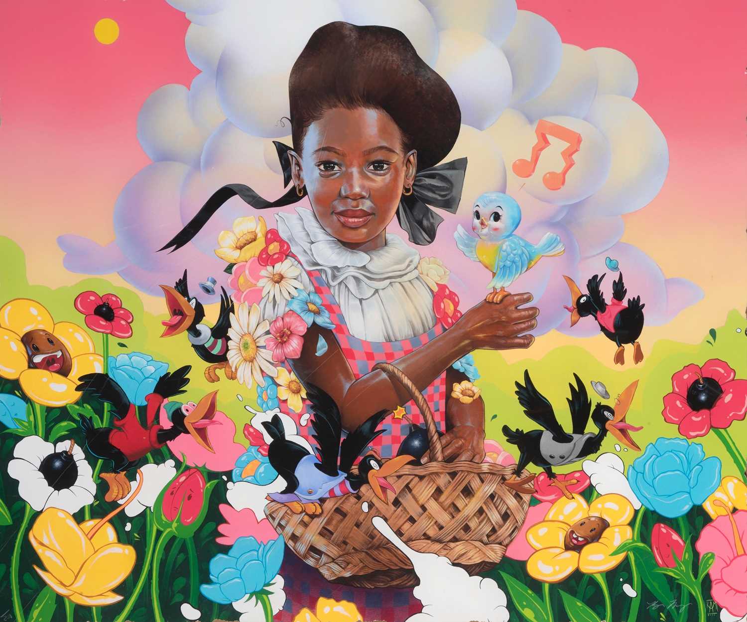 Lot 74 - Kayla Mahaffey (American 1994-), 'Head In The Clouds', 2021