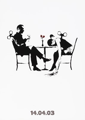 Lot 127 - Banksy (British 1974-), 'Crazy Beat, Good Song & Out Of Time', 2003
