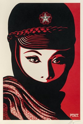 Lot 200 - Shepard Fairey (American 1970-), 'Mujer Fatale', 2020
