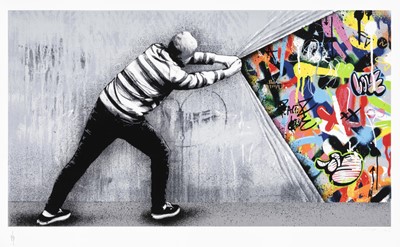Lot 260 - Martin Whatson (Norwegian 1984-), 'Behind The Curtain With Border', 2017
