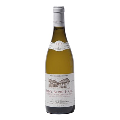Lot 110 - 6 bottles 2016 St Aubin Les Murgers des Dents de Chien H Prudhon