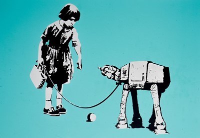 Lot 114 - Eelus (British 1979-), 'Wotulookin-at (Turquoise)', 2007