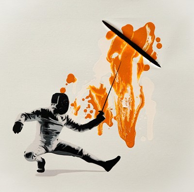 Lot 134 - Kunstrasen (German), 'Fencer', 2013
