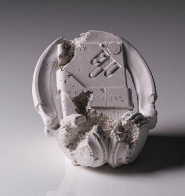 Lot 109 - Daniel Arsham (American 1980-), 'Cassette Player (Future Relic 07)', 2017