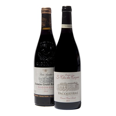 Lot 130 - 18 bottles Mixed Vacqueyras and Gigondas