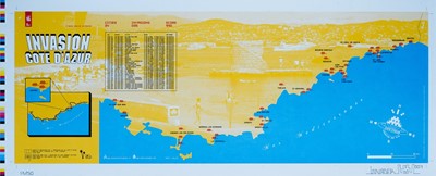 Lot 327 - Invader (French 1969-), 'Cote d'Azur', 2007