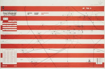 Lot 326 - Invader (French 1969-), 'Invasion Map Los Angeles (#12)', 2004