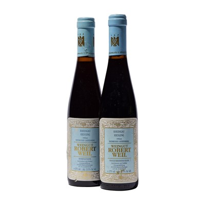 Lot 168 - 7 half-bottles Mixed 1992 Robert Weil Kiedericher Grafenberg