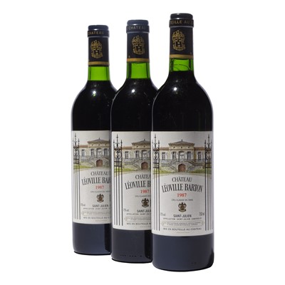 Lot 30 - 11 bottles 1987 Ch Leoville-Barton