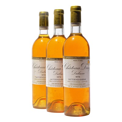 Lot 92 - 9 bottles 1974 Ch Doisy Dubroca
