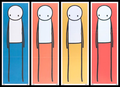 Lot 445 - Stik (British), 'Standing Figure', 2013, a complete set of four