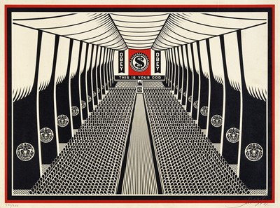 Lot 227 - Shepard Fairey (American 1970-), 'This Is Your Church', 2011