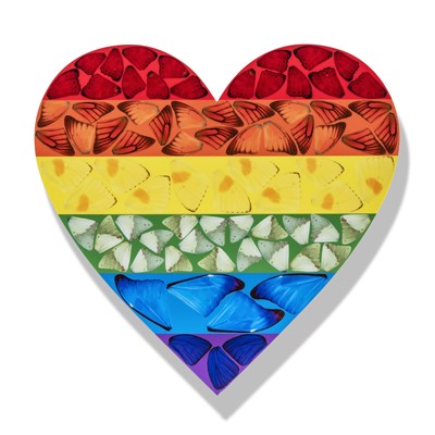 Lot 18 - Damien Hirst (British 1965-), 'Butterfly Heart (Small) H7-4', 2020