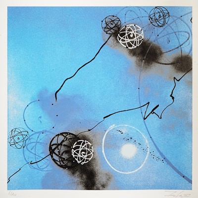 Lot 117 - Futura (American 1955-), 'Wind, Water & Earth', 2019 (3 Works)