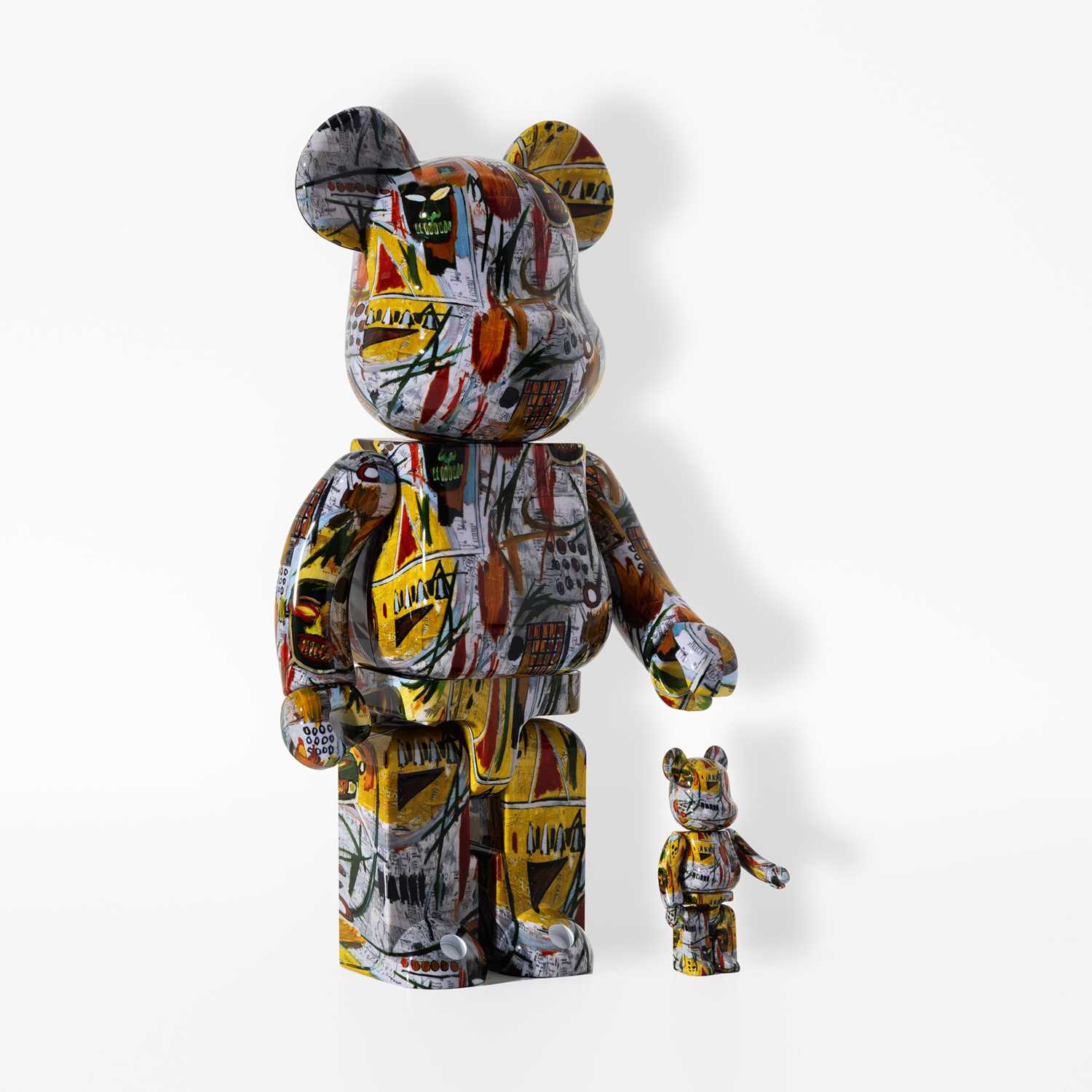 Lot 155 - Bearbrick & Jean-Michel Basquiat, 'Basquiat Version #1 (400% & 100%)', 2017