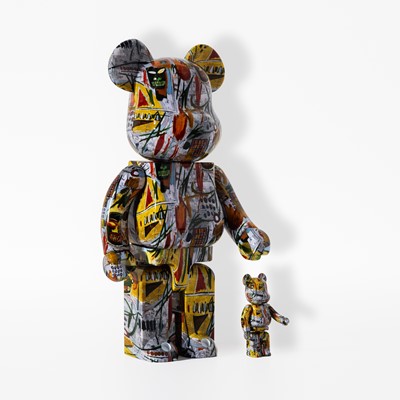 Lot 155 - Bearbrick & Jean-Michel Basquiat, 'Basquiat Version #1 (400% & 100%)', 2017