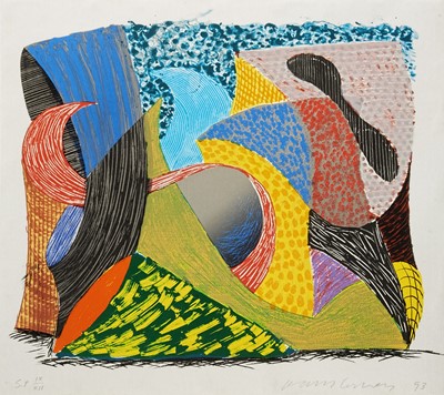 Lot 219 - David Hockney (British 1937-), 'Going Out (M.C.A.T 336)', 1993