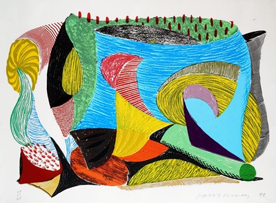 Lot 220 - David Hockney (British 1937-), 'Above And Beyond (M.C.A.T 339)', 1993