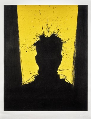Lot 143 - Richard Hambleton (Canadian 1952-2017), 'Shadow Head (Yellow)