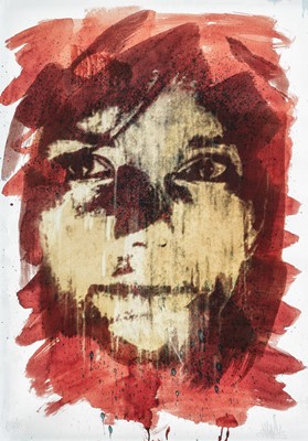 Lot 231 - Vhils (Portuguese 1987-), 'Ephemeral Decay', 2008